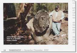 TImber West picture of John Brown standing next to his "SLASHBUSTER"