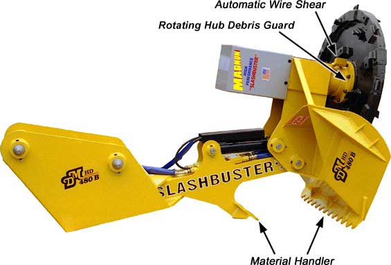 HD 480B Brush cutter standard components