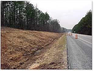 right of way after brush cutting