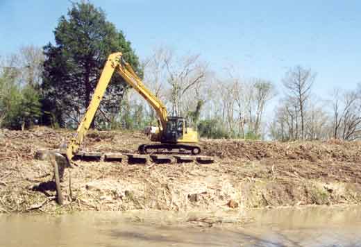 flood control equipment in action